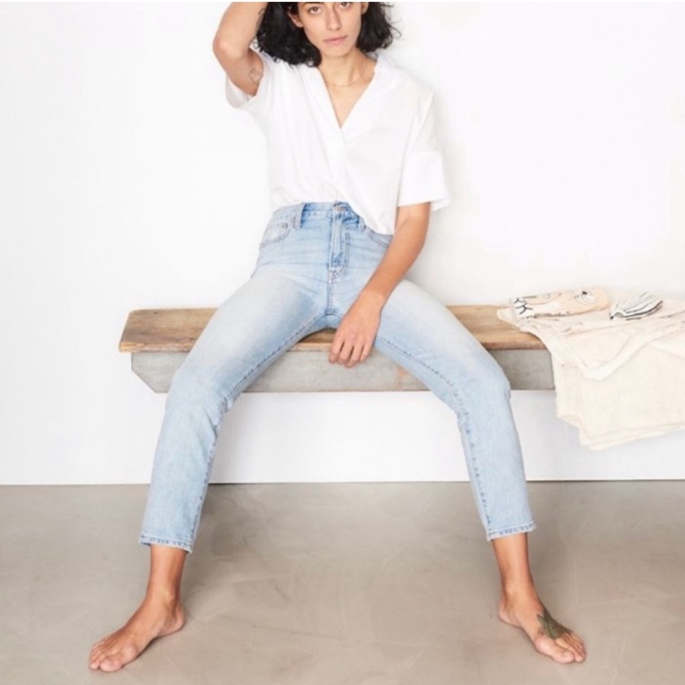 Madewell The Perfect Summer Jeans size 25 Light Blue Wash